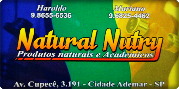 Natural Nutry - Produtos naturais e Academicos